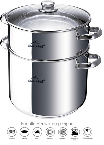 Pentola vapore 12l - vapore, 8-12l