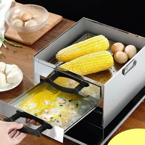 Vaporiera acciaio inox - acciaio,