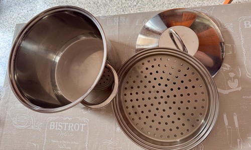 Set vaporiera acciaio inox - in,